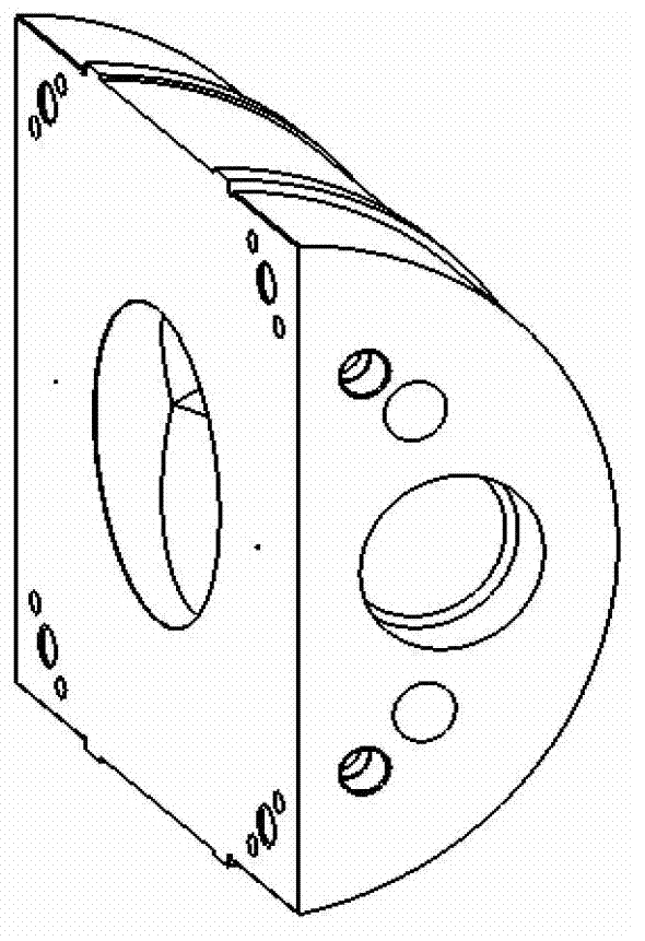Surface grinding fixture and method for processing semi-circular pump swash plate