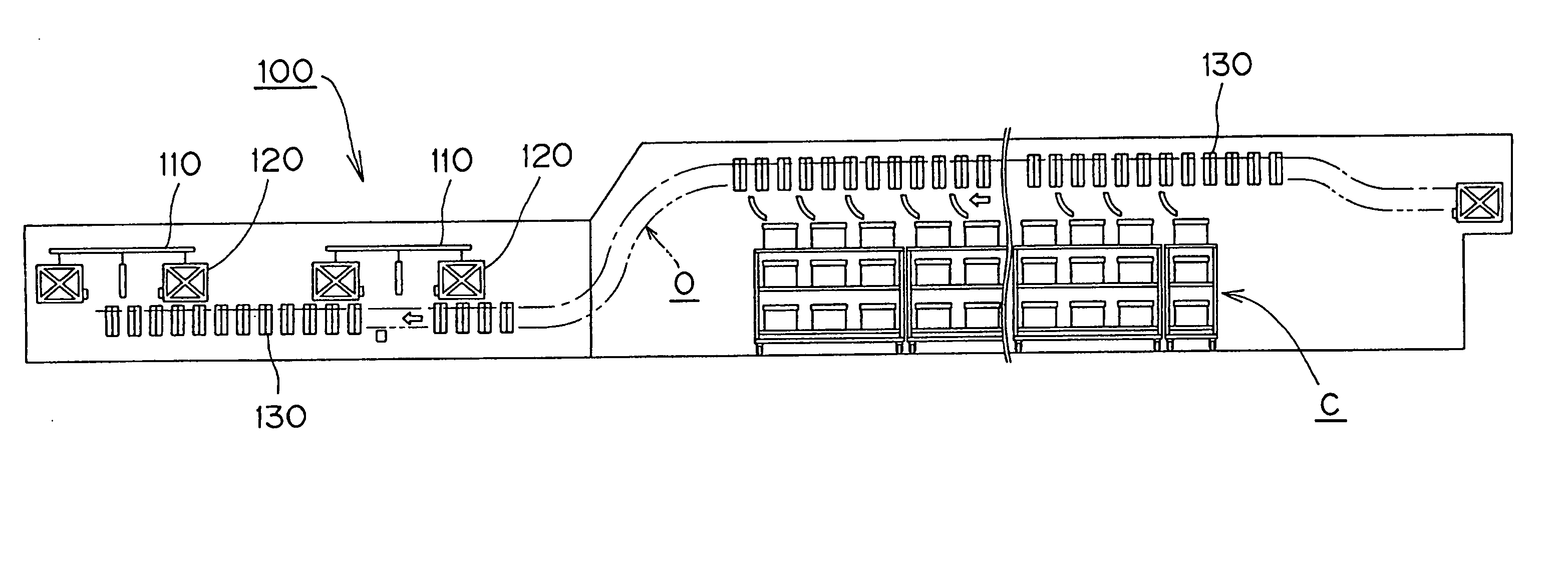 Mail sorting and distributing transfer system