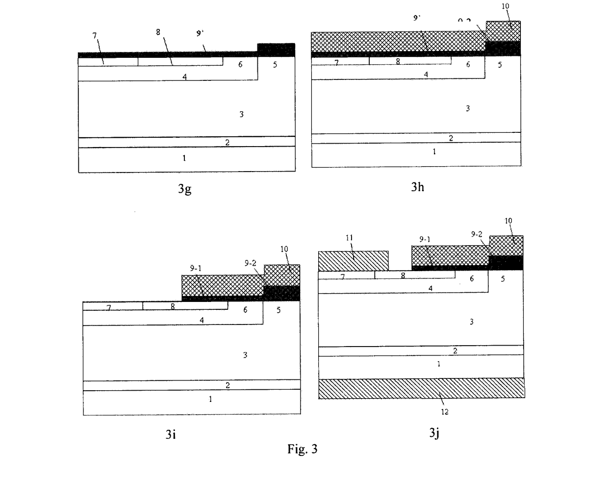 Silicon carbide mosfet device and method for manufacturing the same