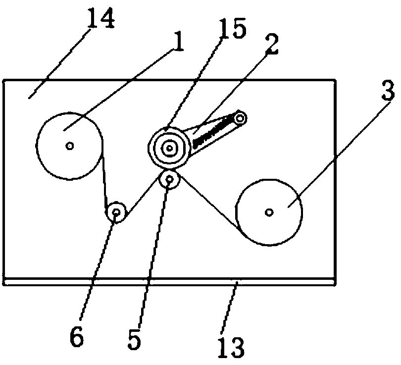 Paper ring allowance metering device for cigarette bobbin paper