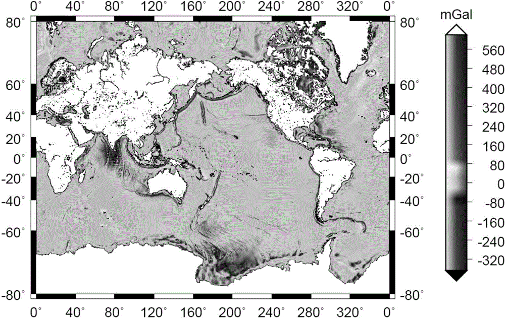 Accurate and rapid calculation method for global and local ocean disturbing gravity