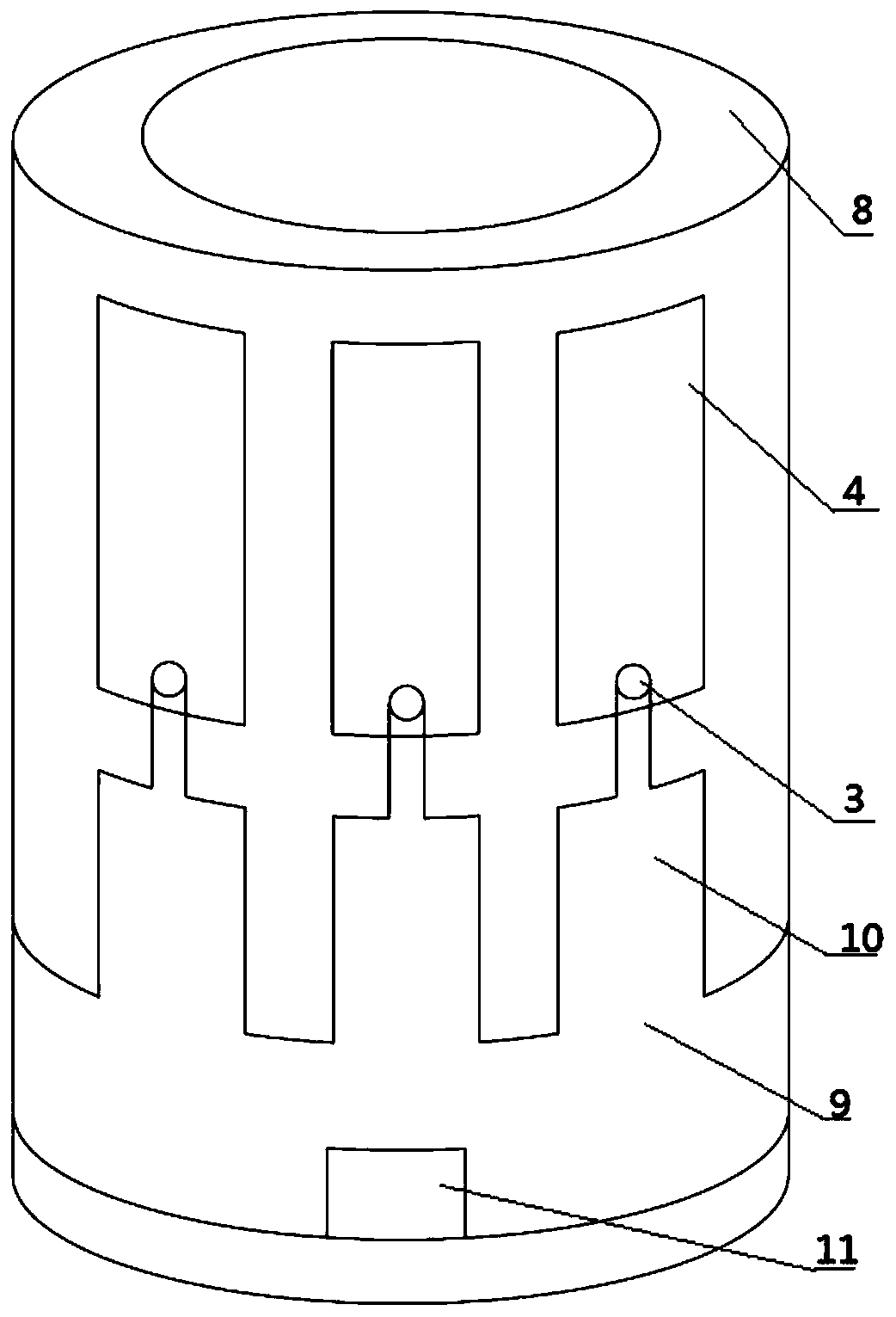 Electrical capacitance tomography system for in-situ measurement