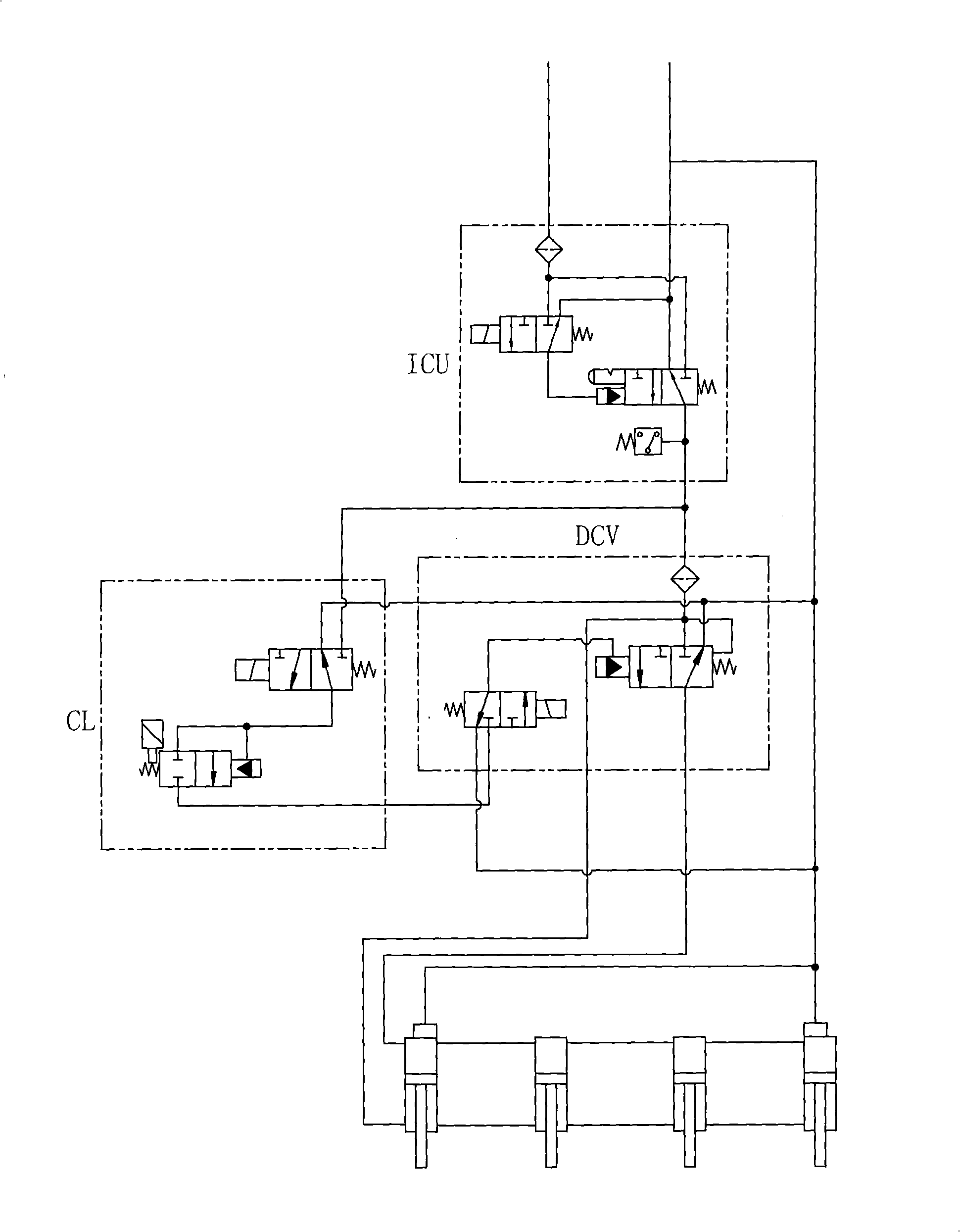 Semi-physical real-time simulation system of airplane reverse thrust hydraulic unit