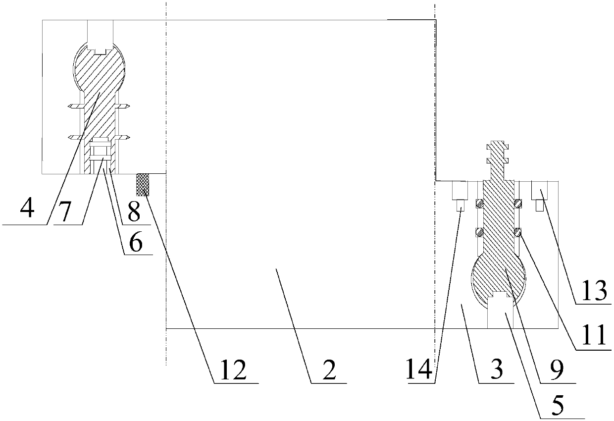 A robot modular assembly mechanical arm