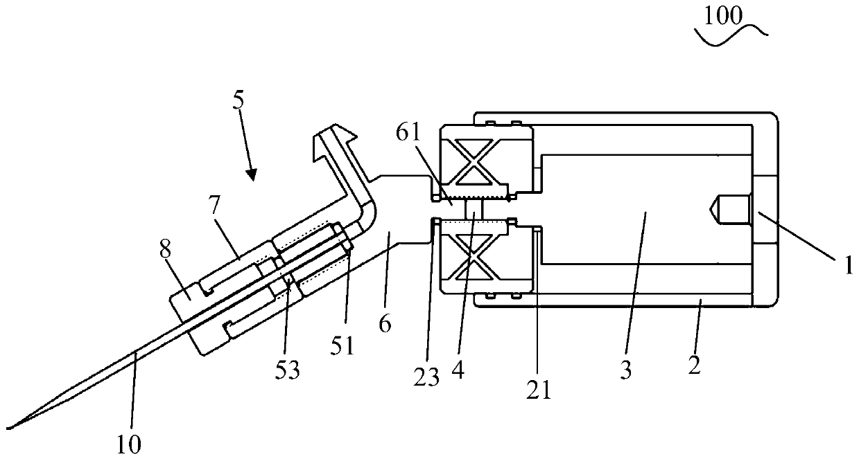 Modularly designed piezoelectric ultrasonic microinjection device adaptive to needles of multiple types