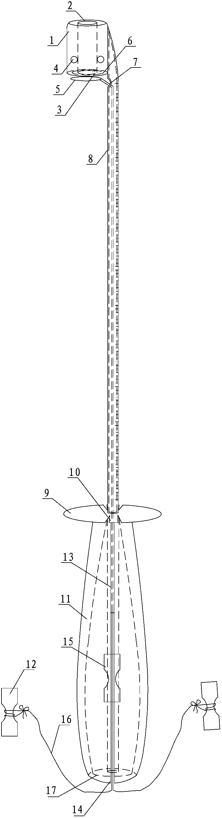 Tendon taking machine