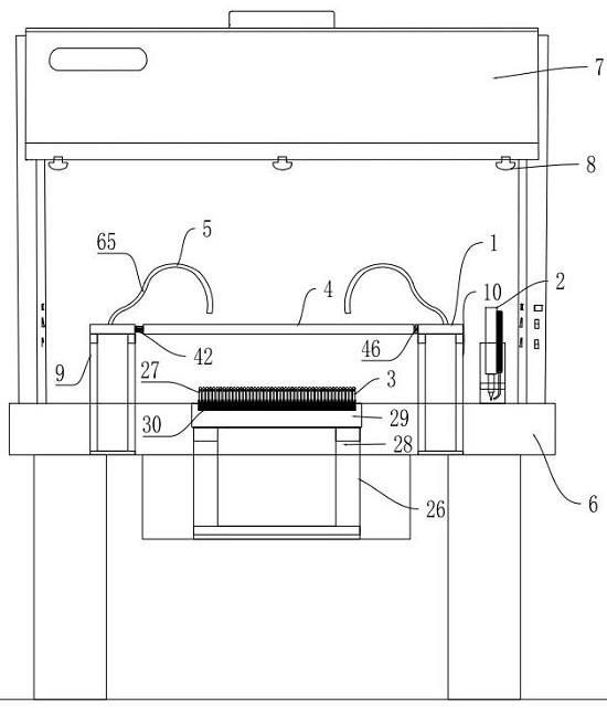 Electronic product accessory manufacturing device based on weight feedback principle