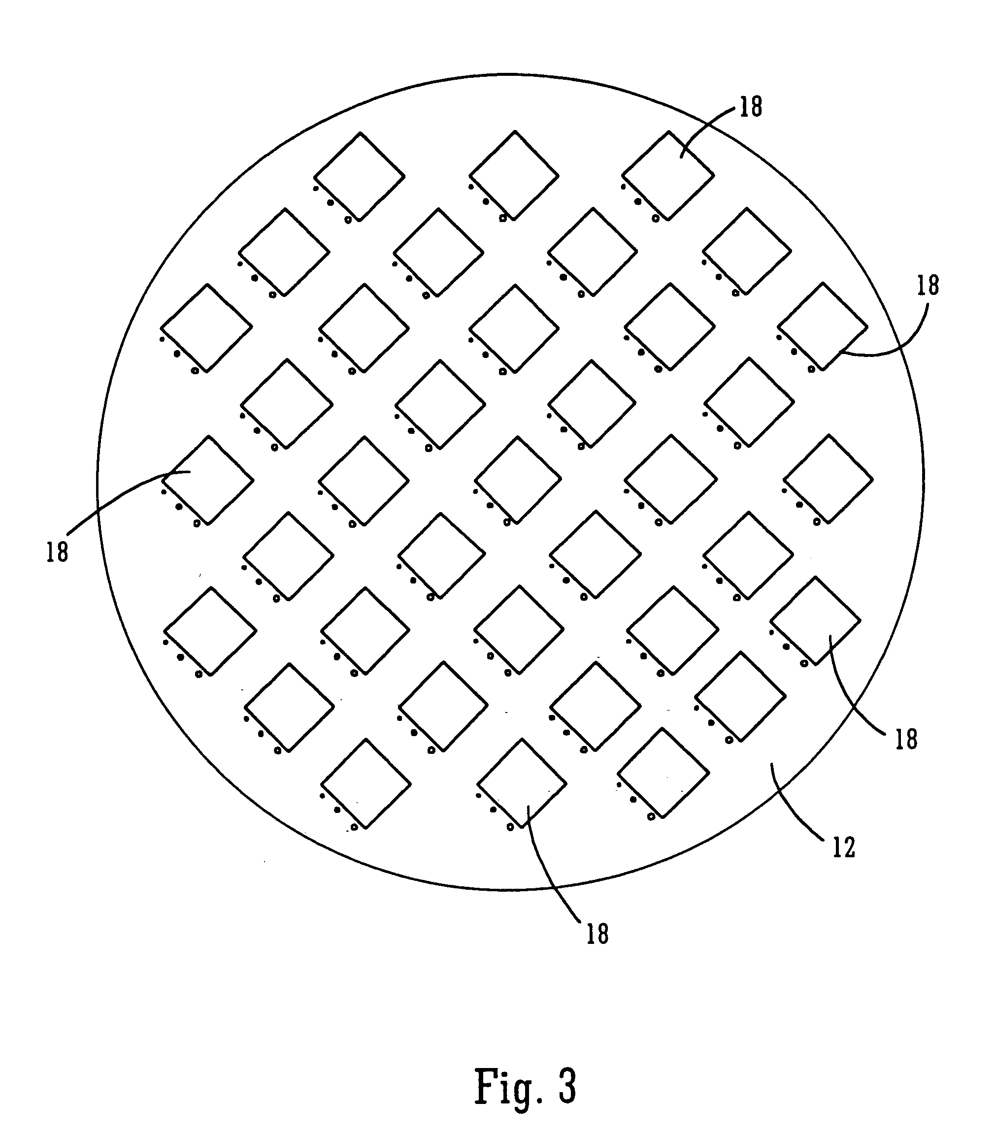 Method for determining metal work function by formation of Schottky diodes with shadow mask
