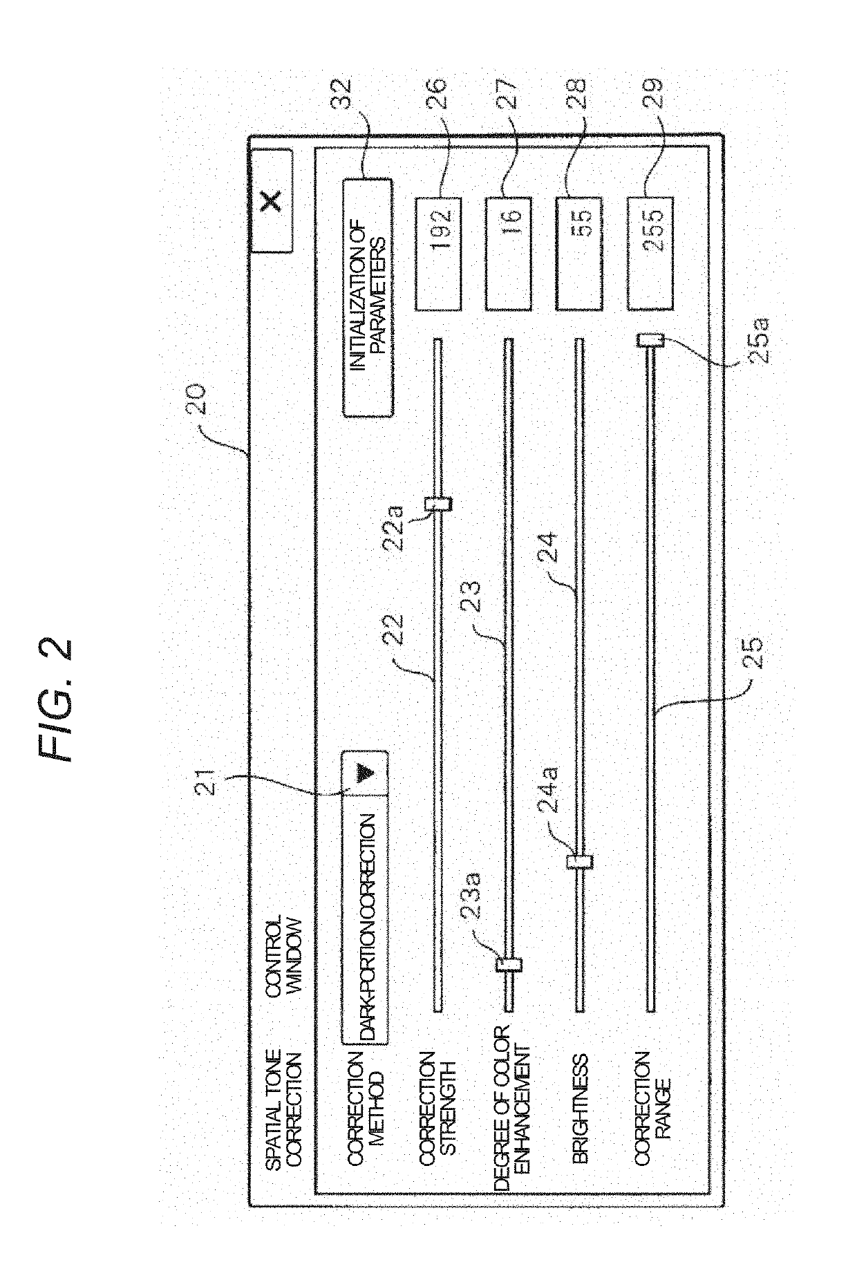 Image processing device and image processing method which process an image based on histogram data in the image