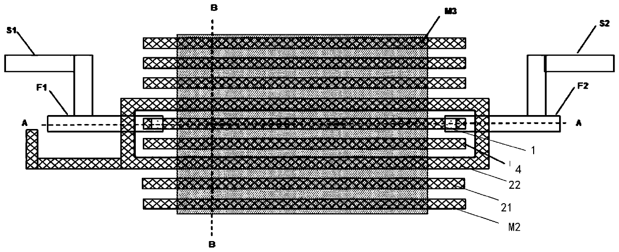 Electromigration test structure and method