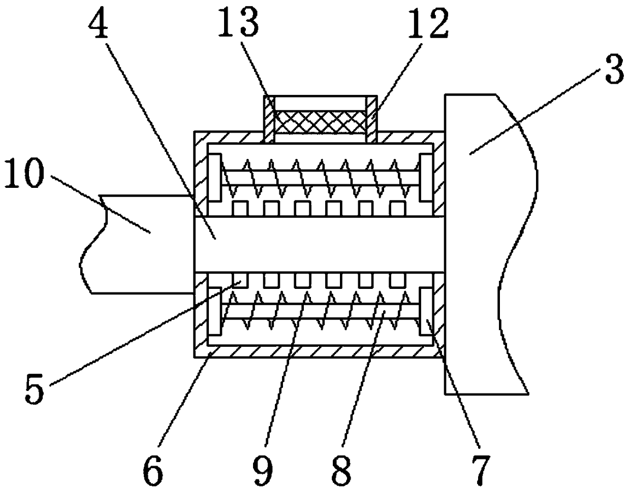 Glue gun capable of evenly extruding glue for automobile