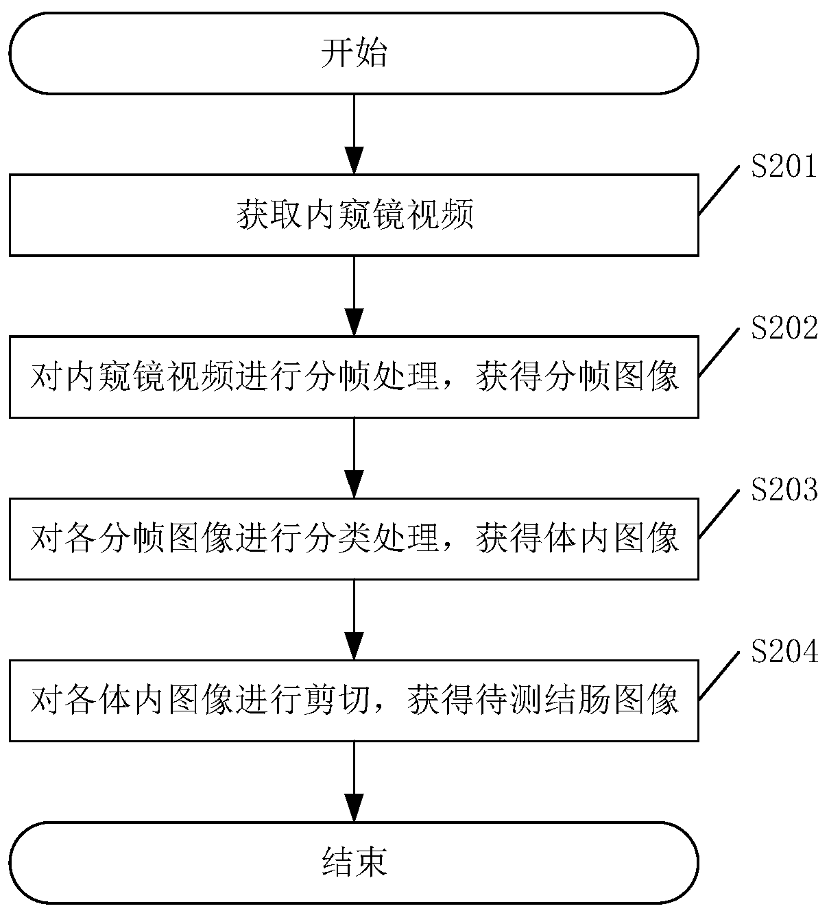 Colon image recognition method and device and related equipment