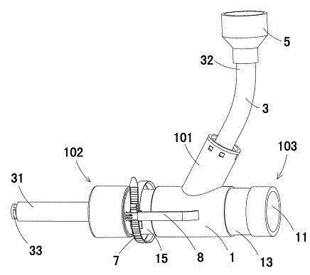 Pressure-reducing collecting device