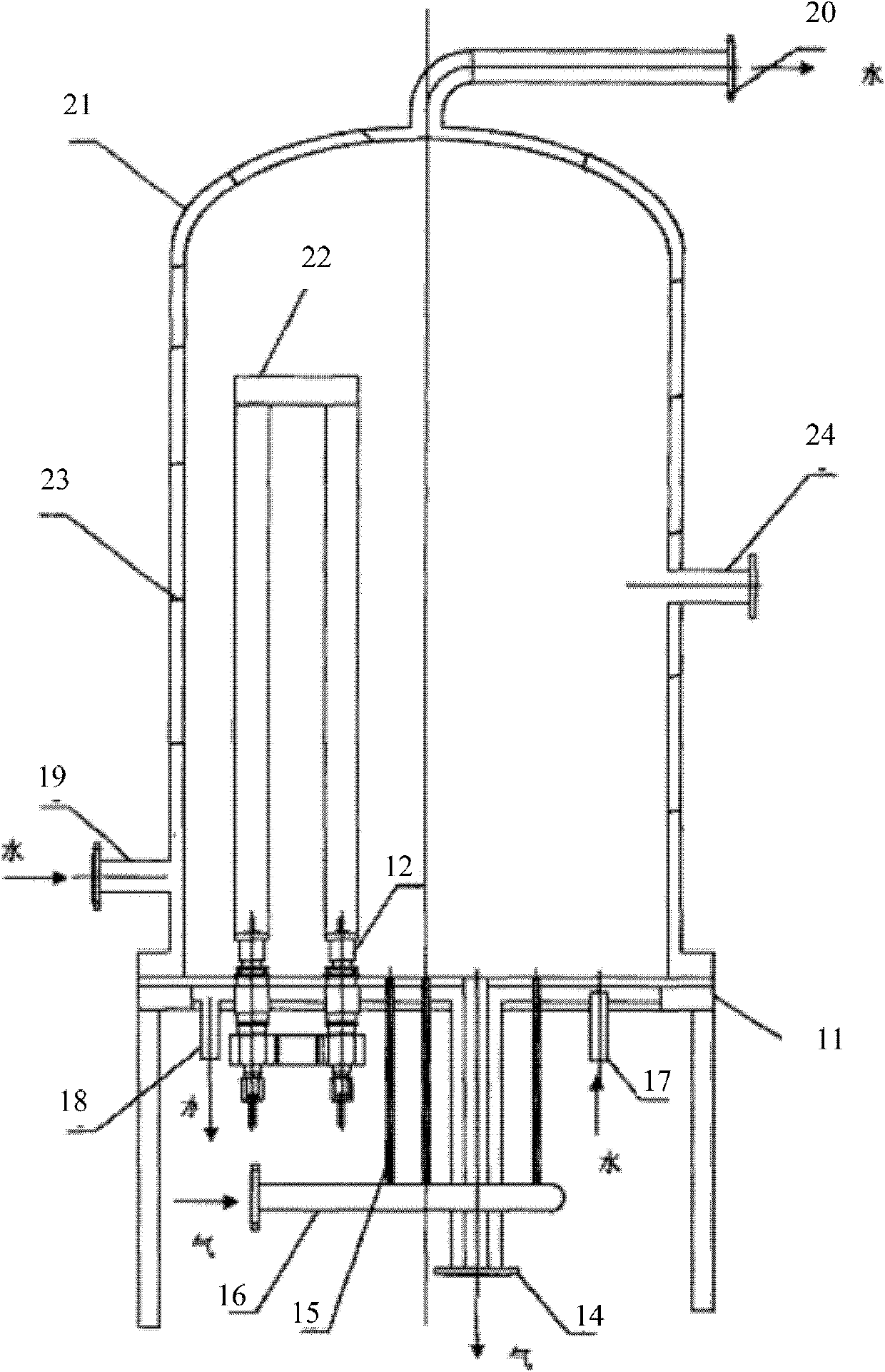 Polysilicon reducing furnace