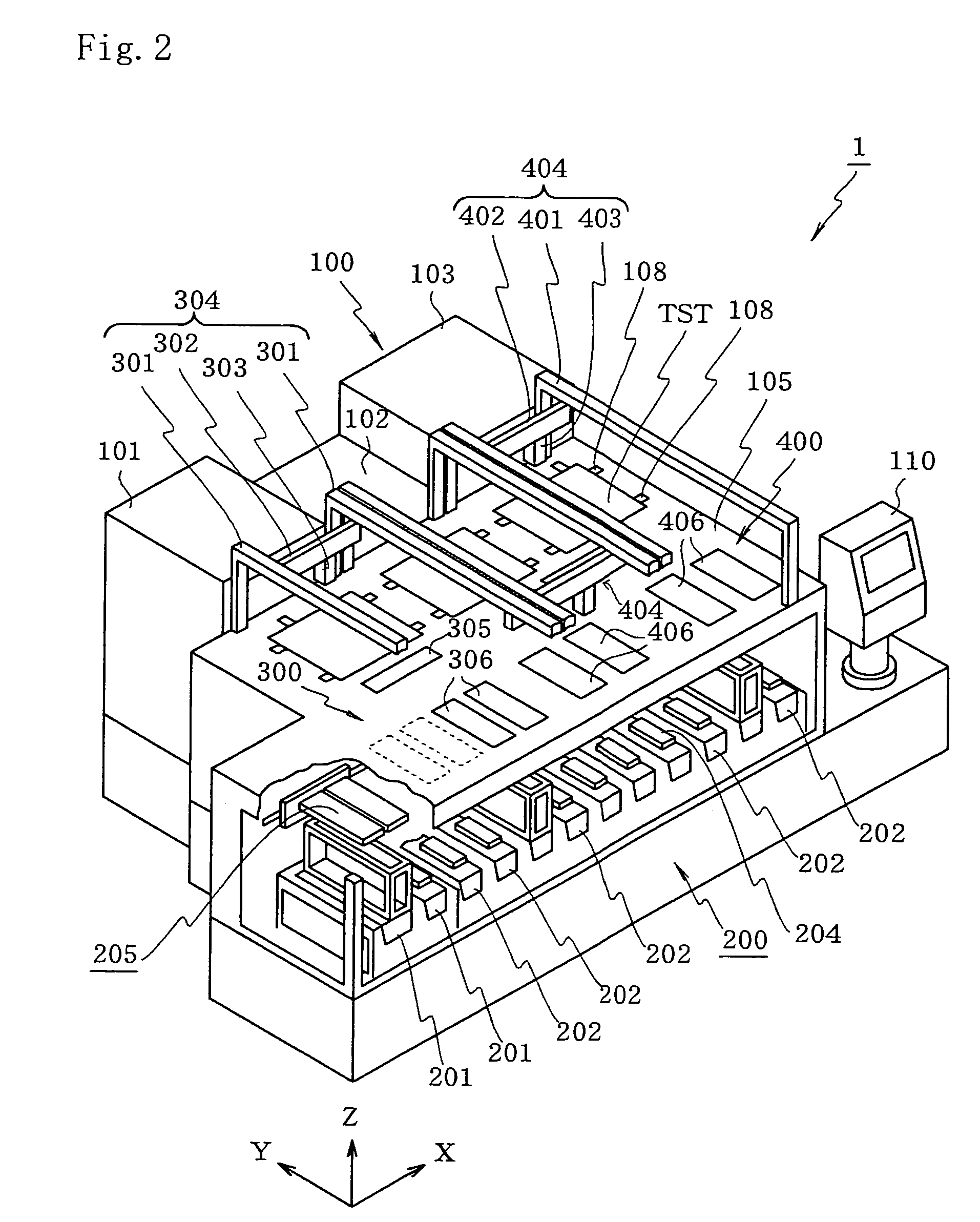 Heater-equipped pusher, electronic component handling apparatus, and temperature control method for electronic component