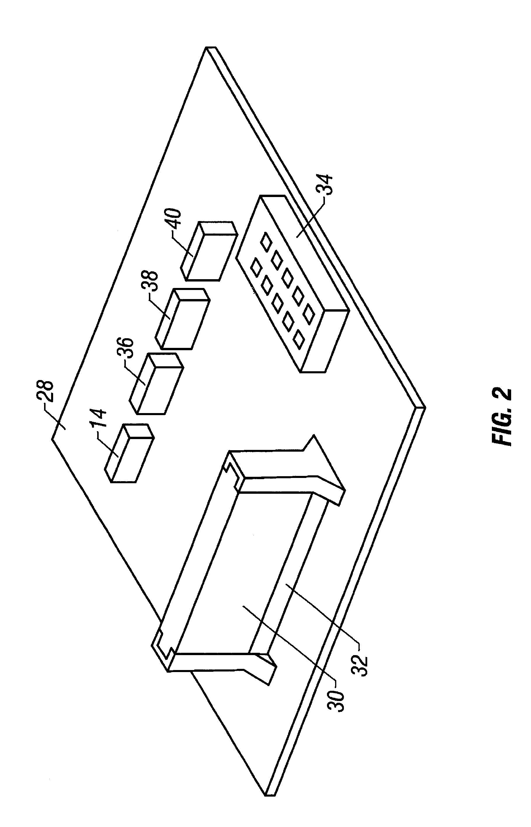 Apparatus and method for minimizing electromagnetic interference in microcomputing systems