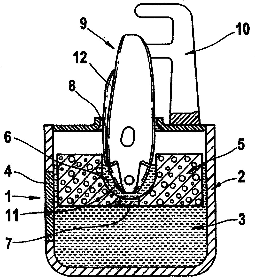 A cleaning device used in shavers