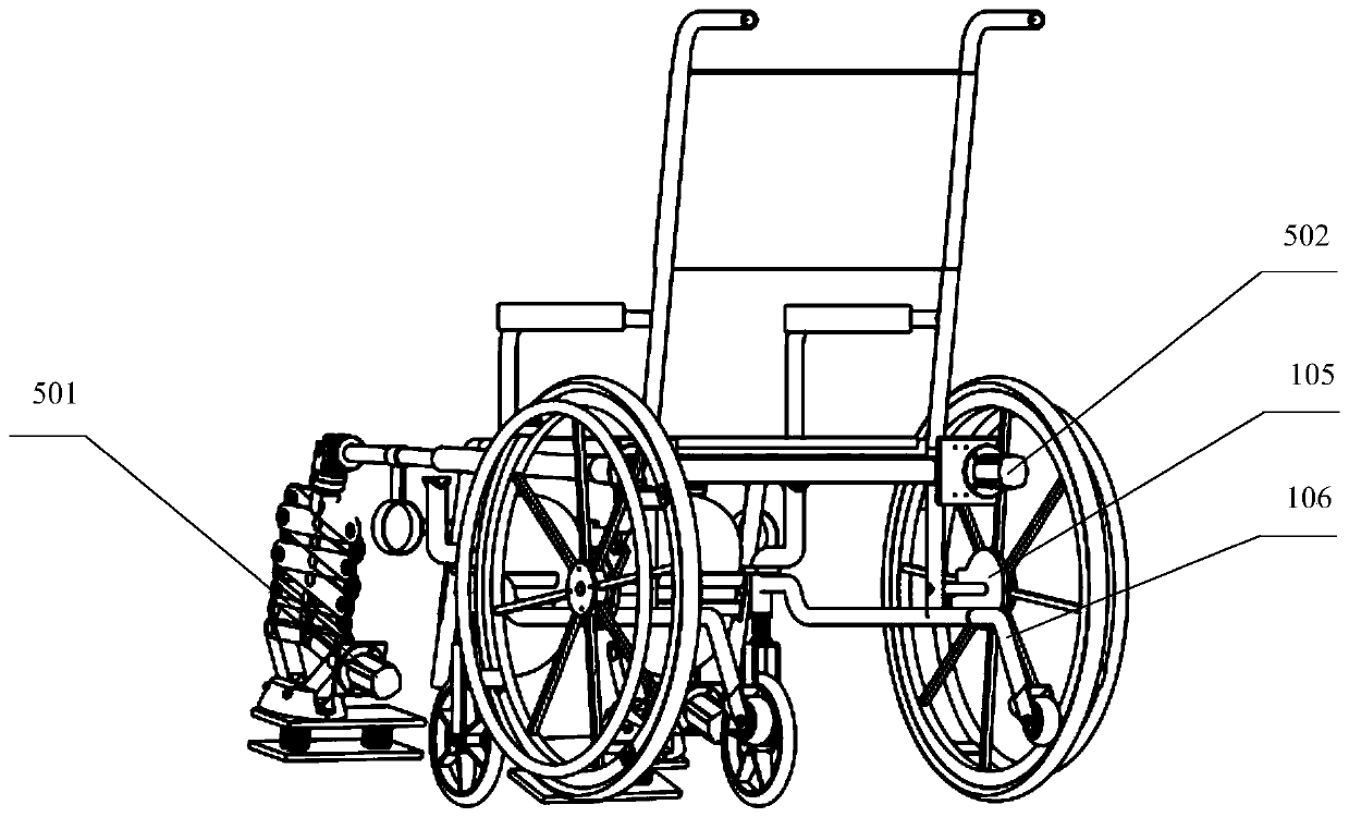 Automatic lifting and assisting-type aged-helping wheelchair