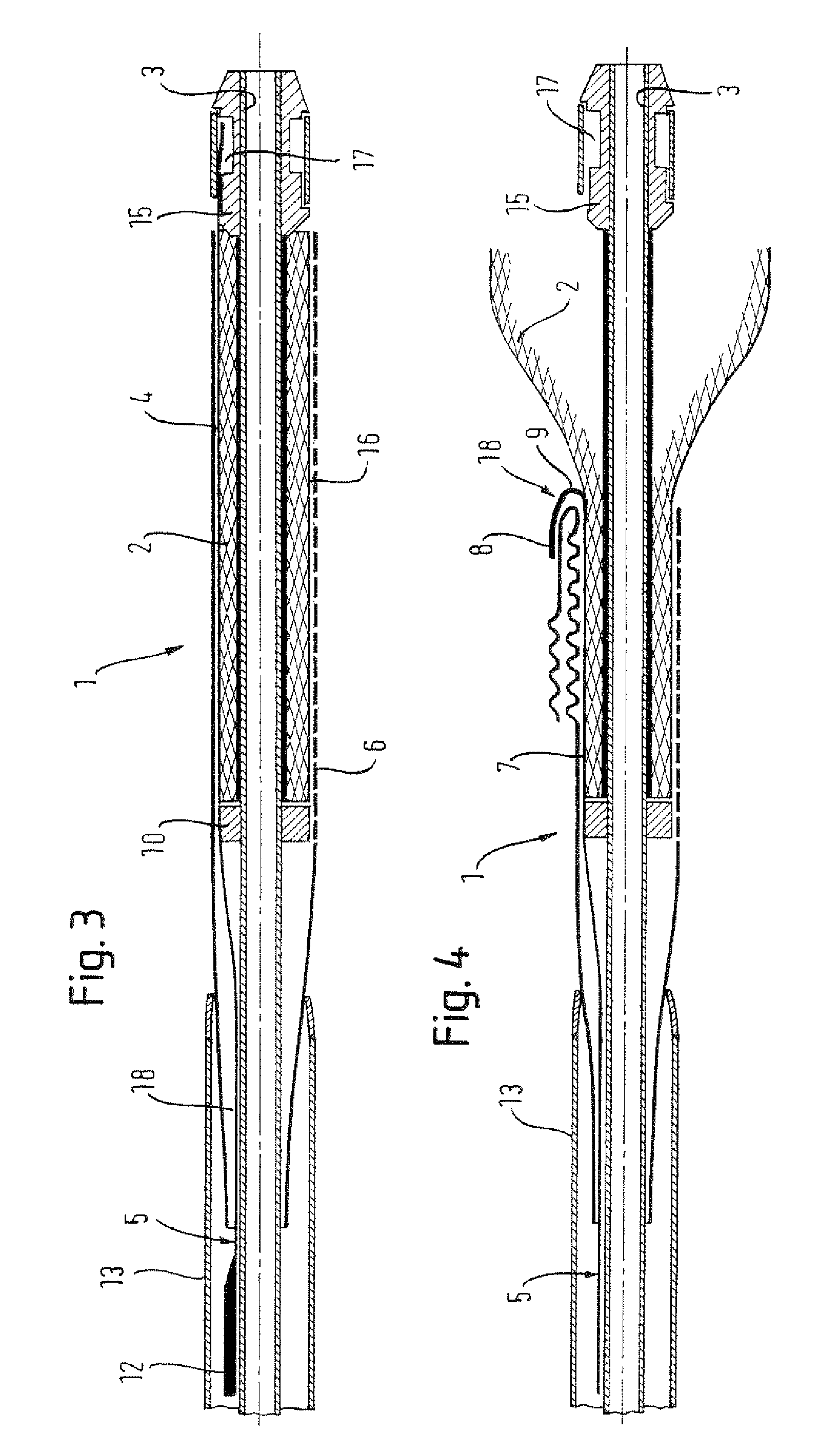 Stent delivery device