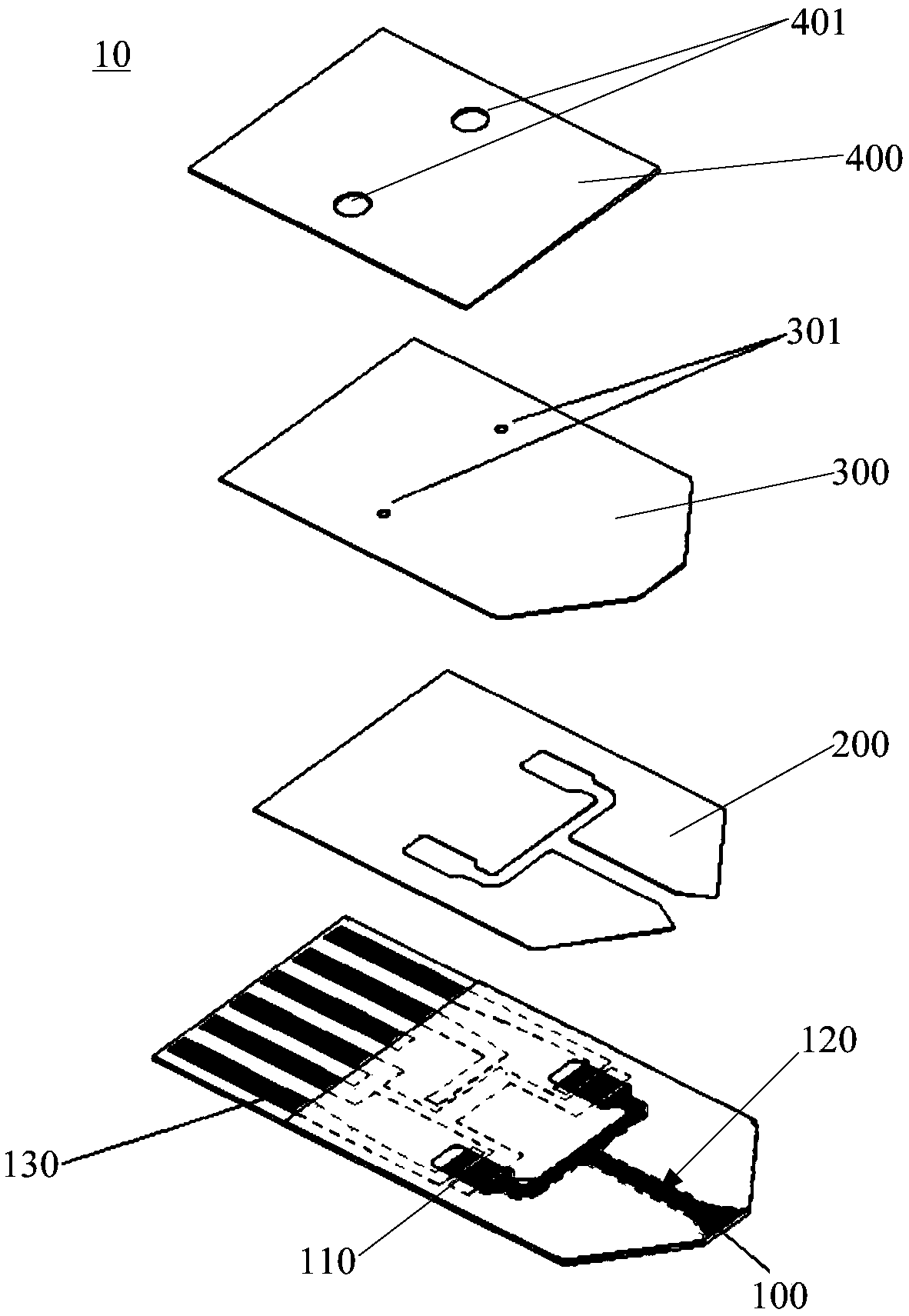 Anti-interference electrochemical detection sensor and manufacturing method therefor