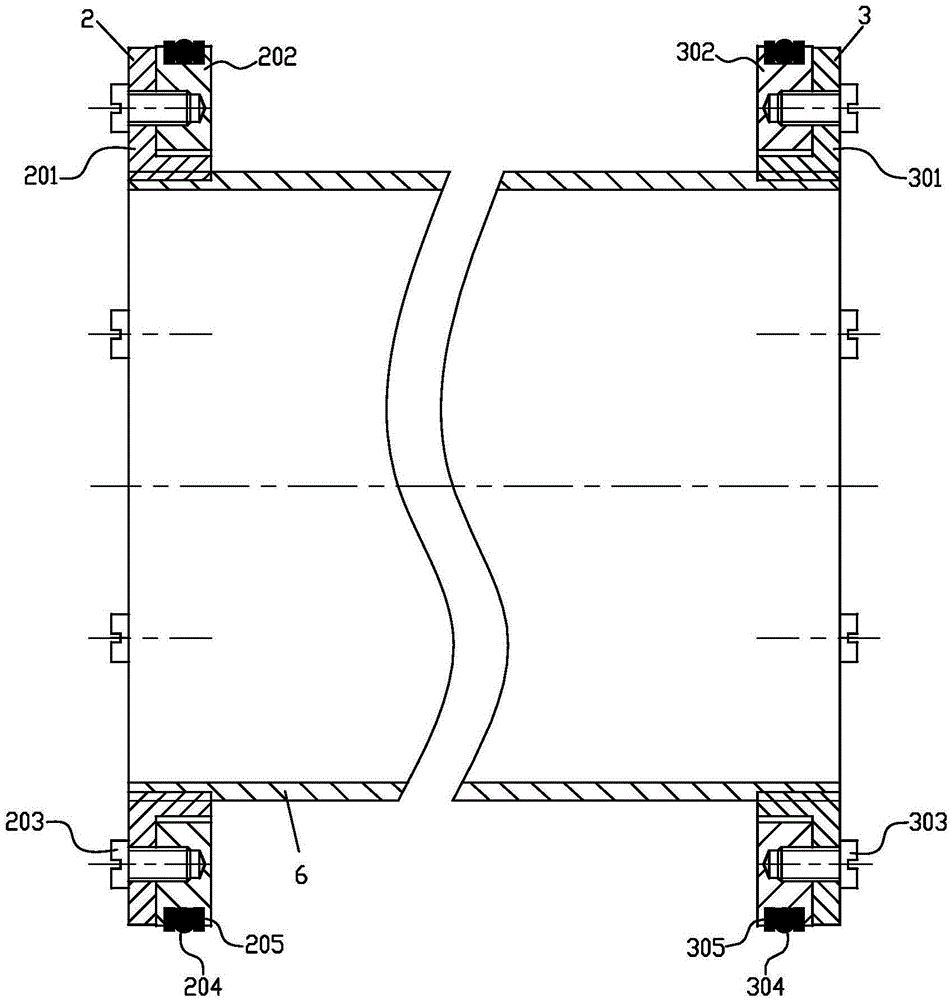 Thin-wall round tube inner hole honing fixture