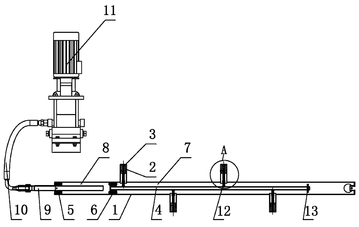 Pollutant suction device of filter for agricultural irrigation