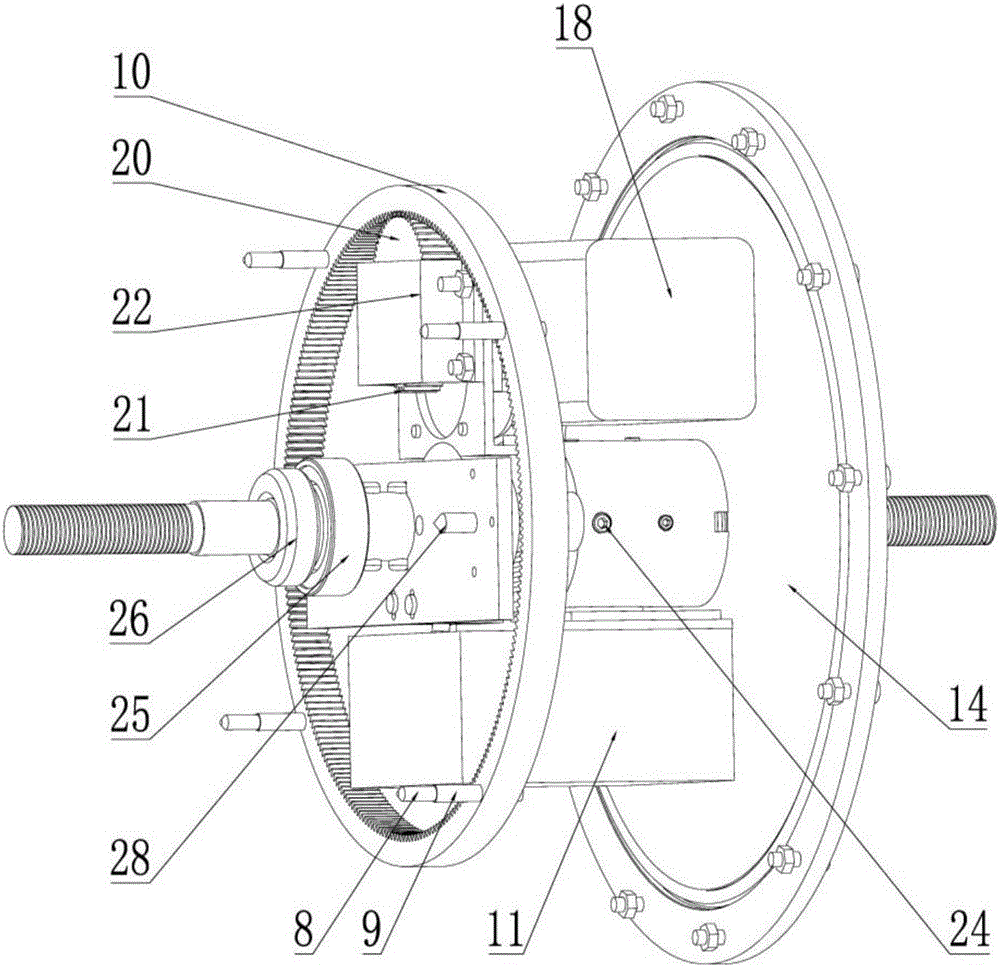 Locking device for rear axle of bicycle based on internet of things