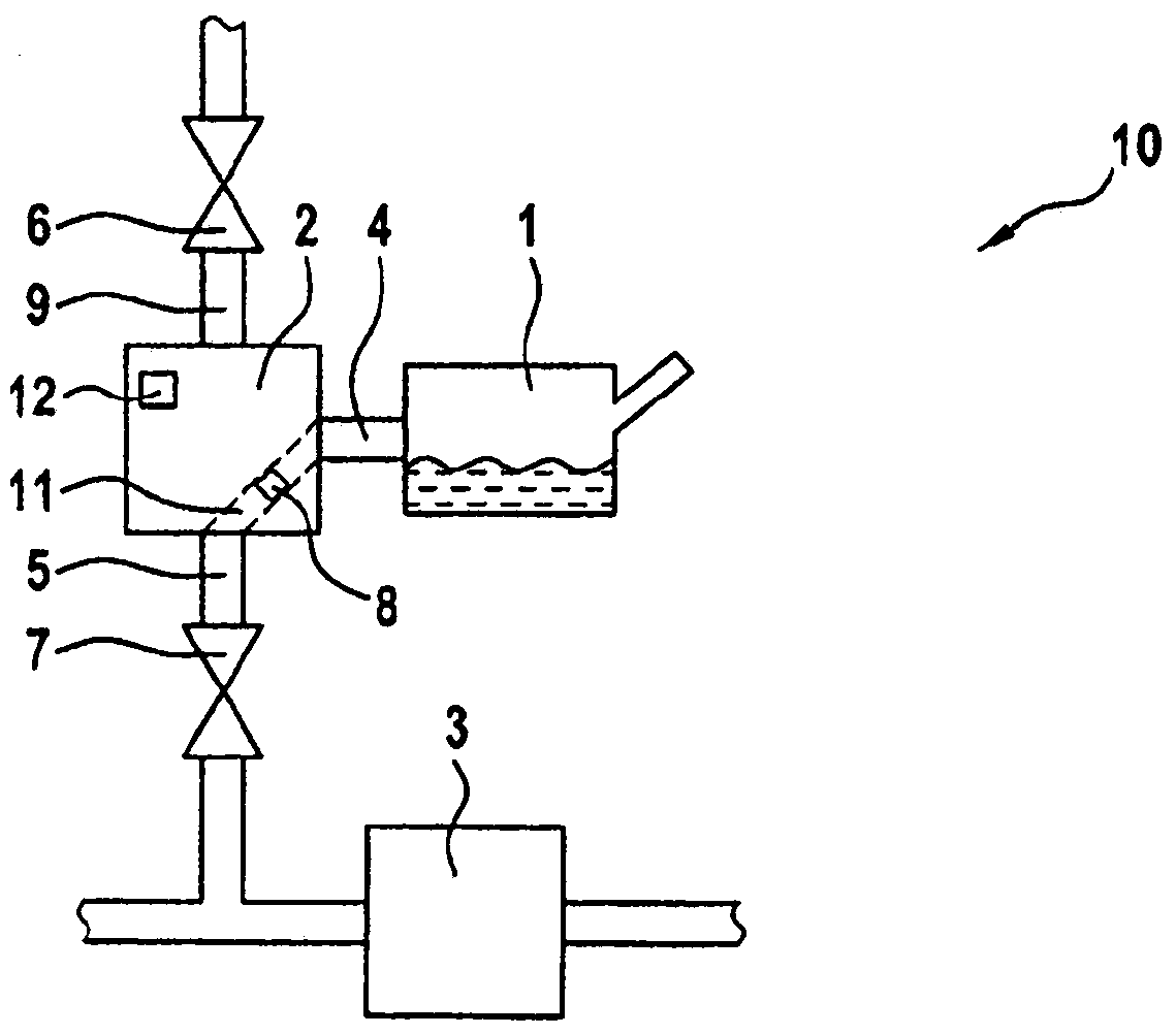 Method for controlling composition of combustible gas mixture and control device thereof