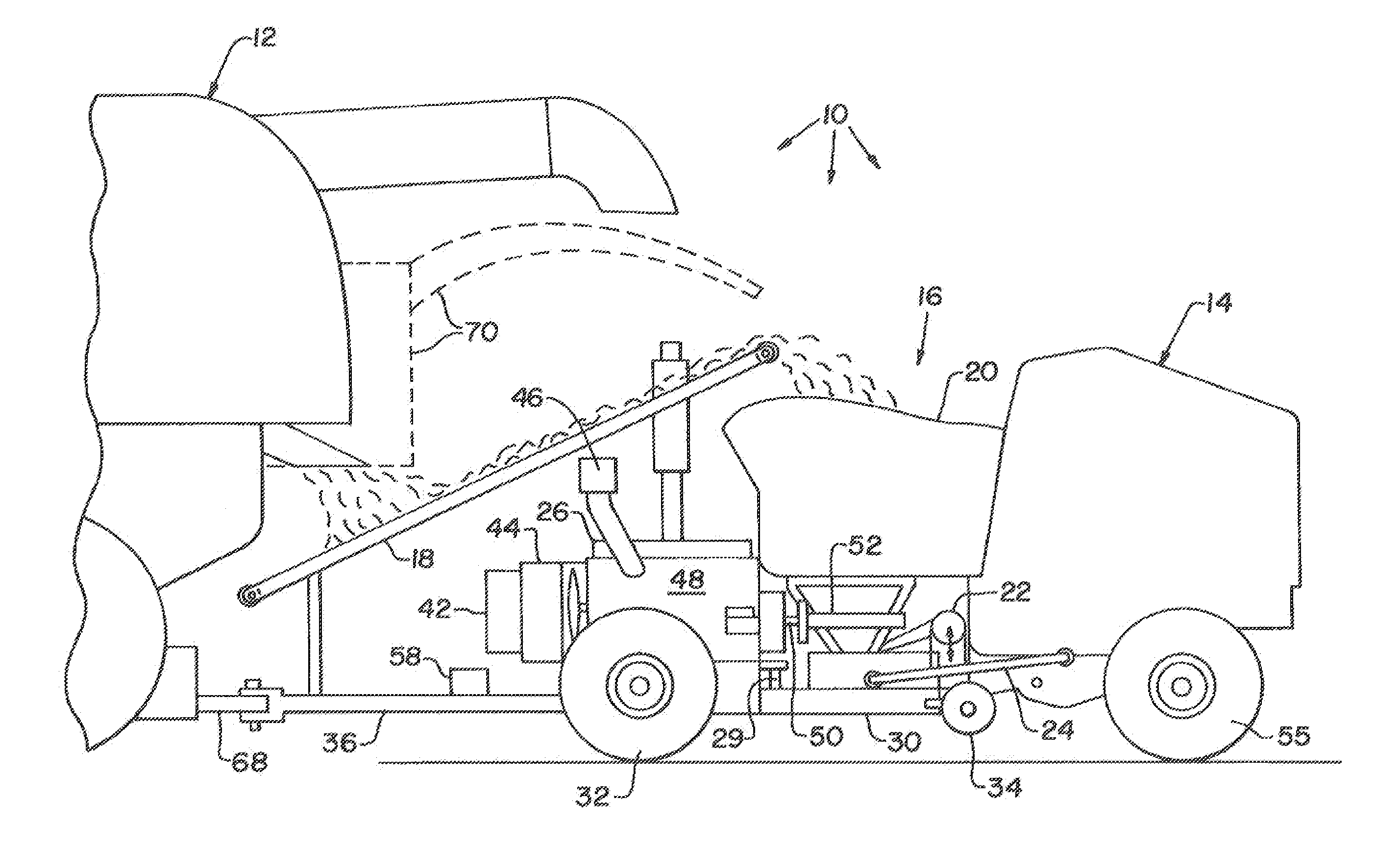 Tugger/Accumulator For Use With An Agricultural Biomass Harvester