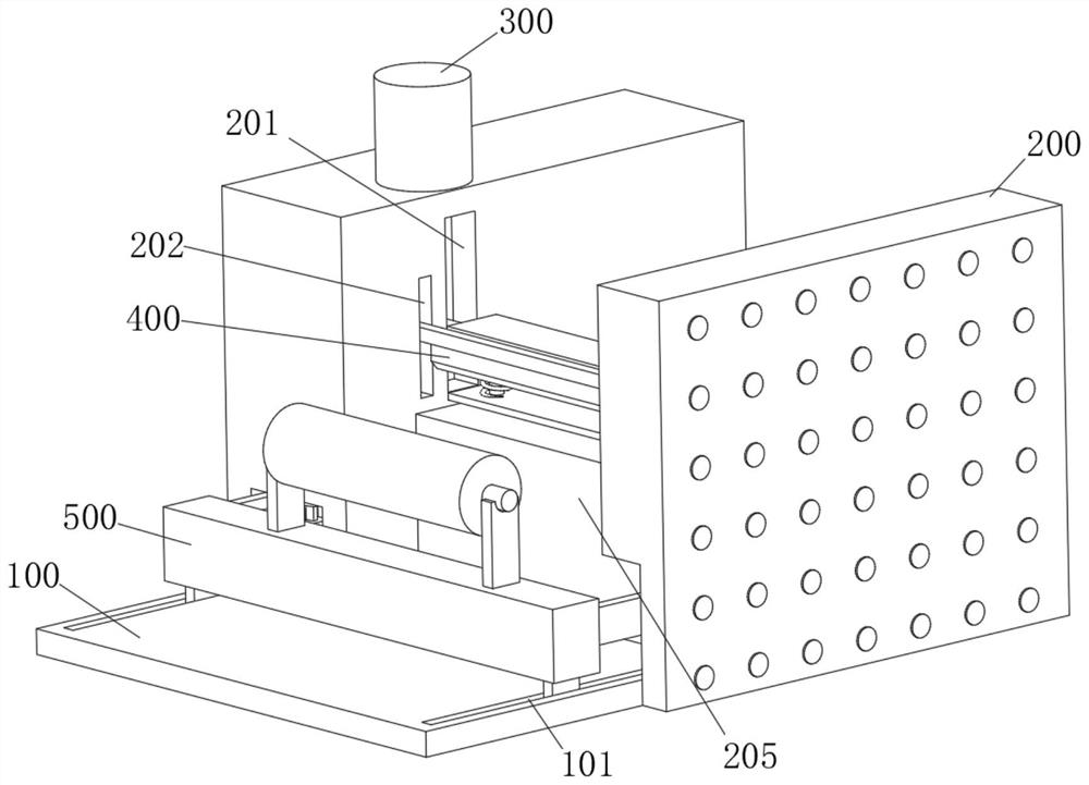 Cutting device suitable for pressing gauze element and used for gauze element production and processing