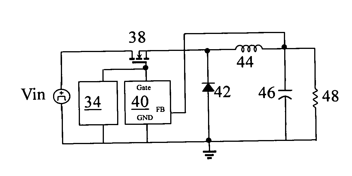Buck converter with surge protection