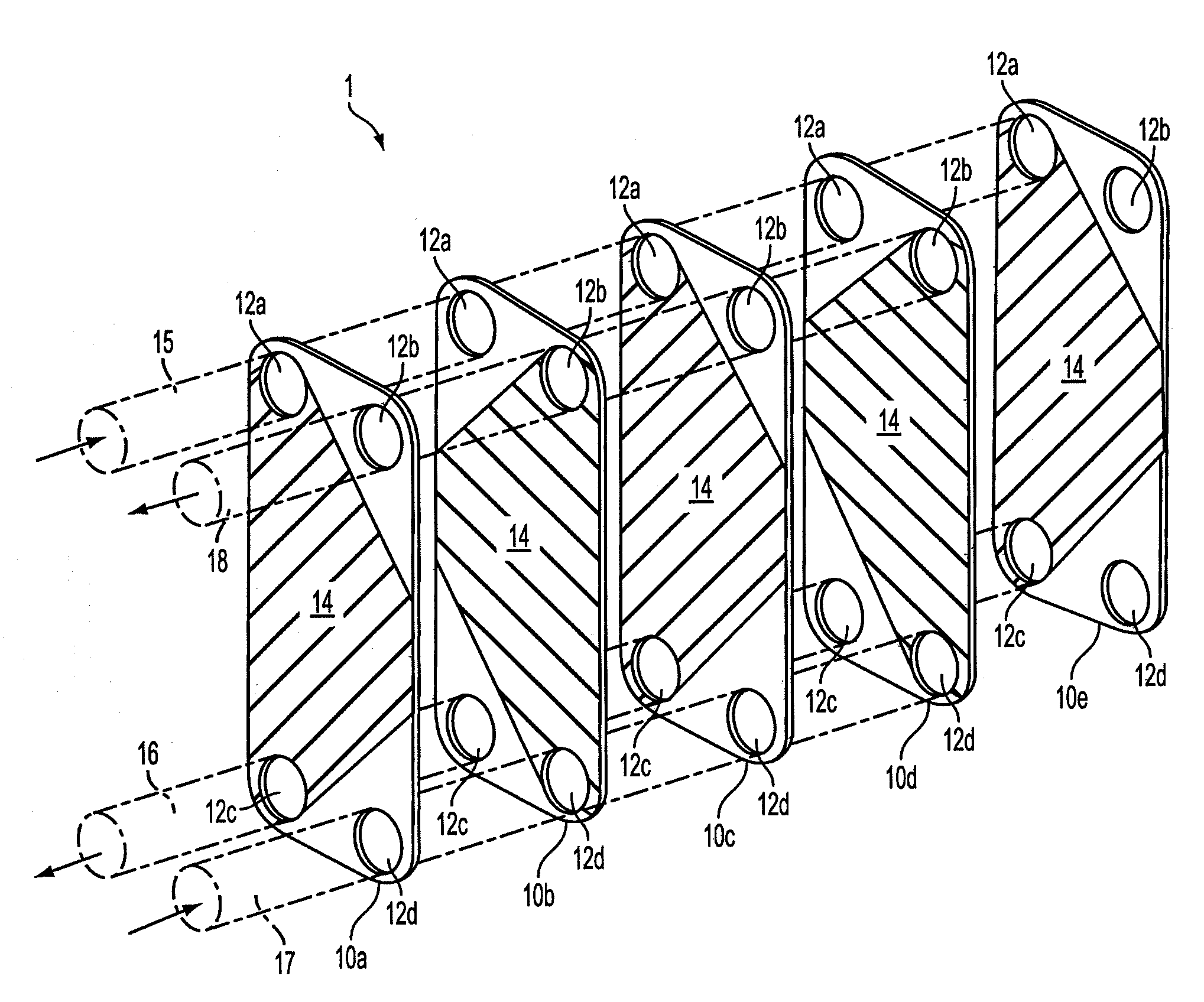 Double-walled plate heat exchanger