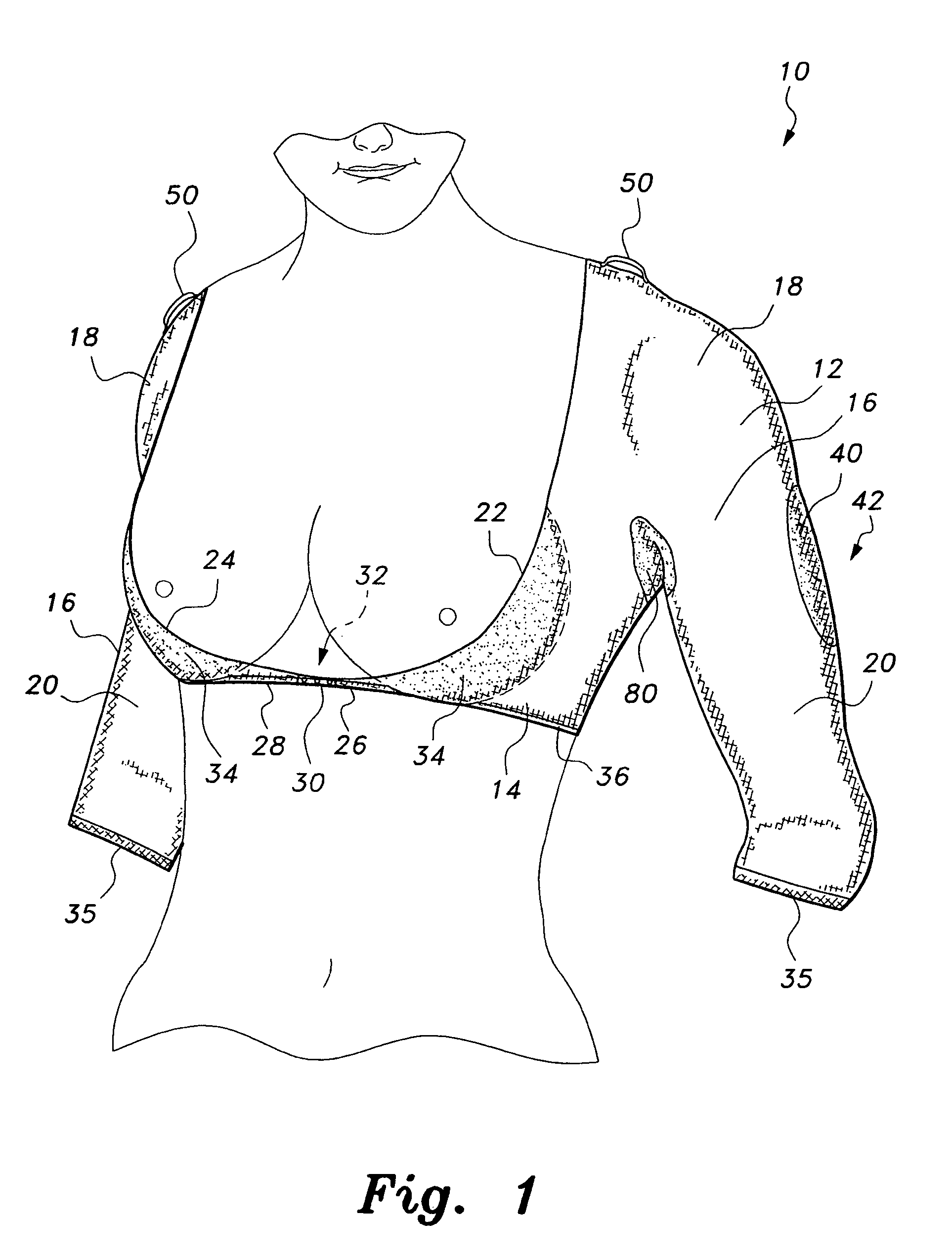 Upper body undergarment
