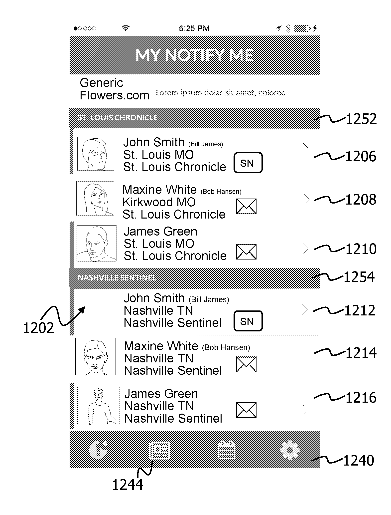 Systems and methods for notifying a user of life events experienced by contacts of the user