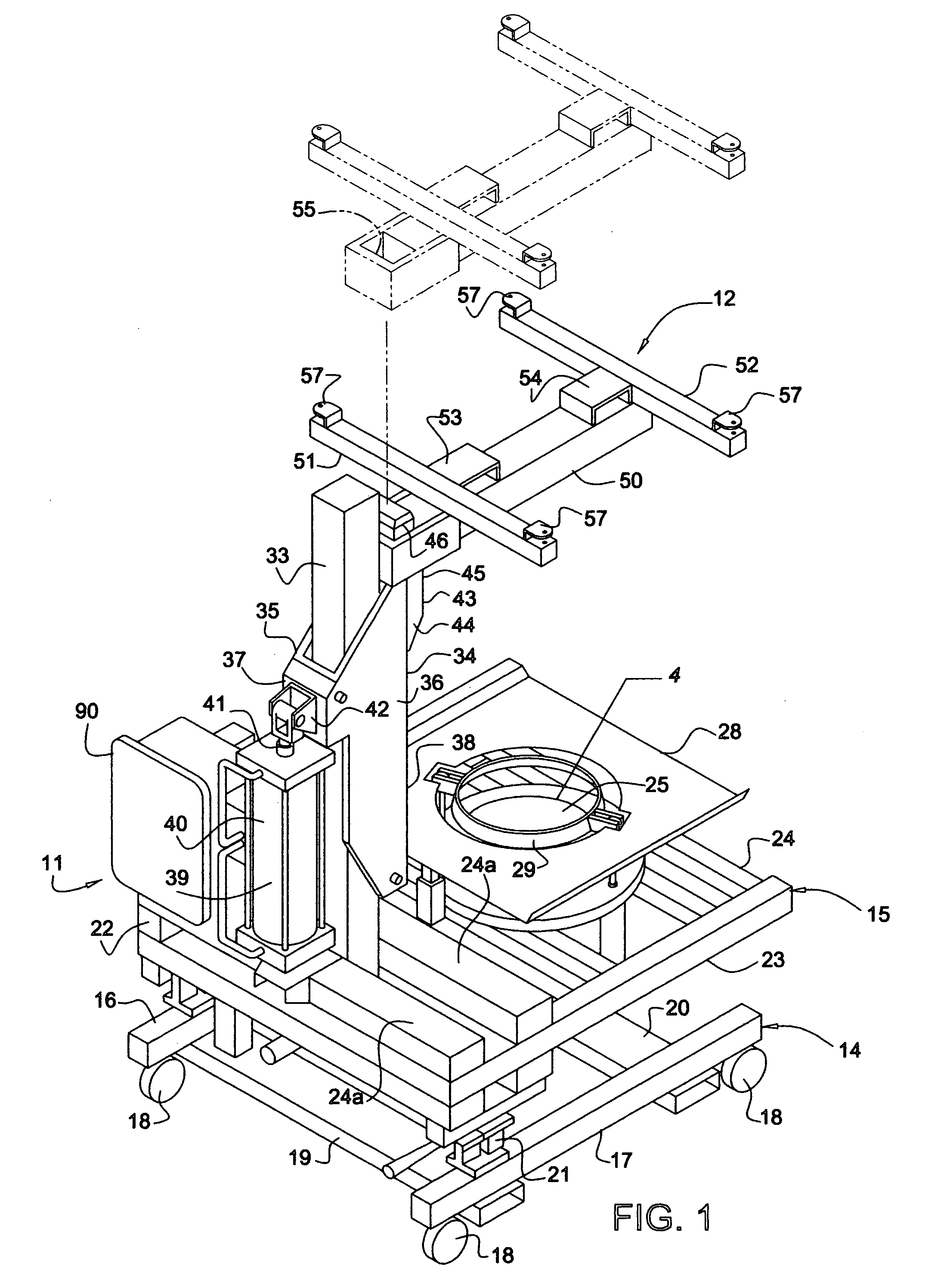System and method for handling containers of bulk particulate materials