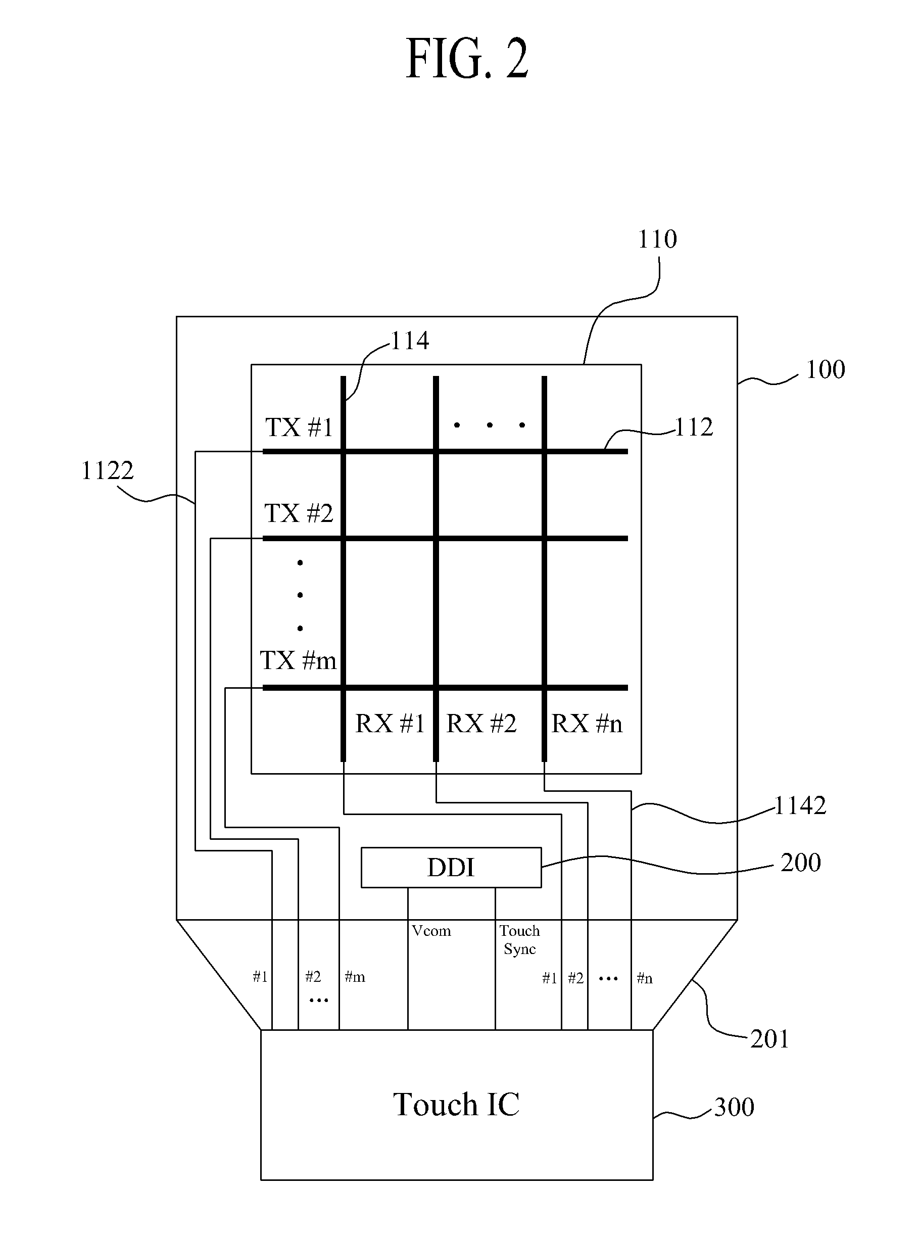 Display Device with Integrated Touch Screen