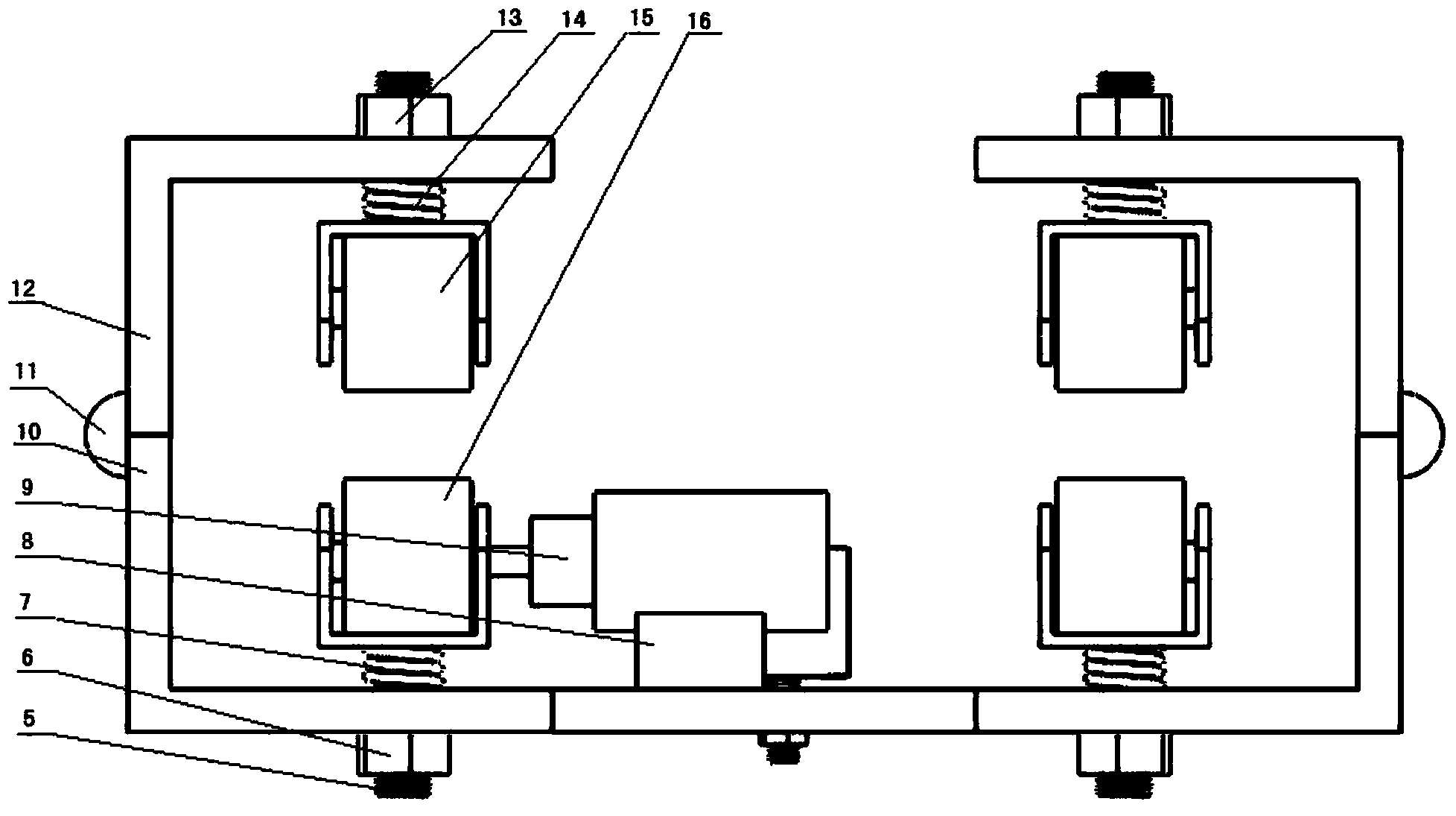 Automation detection device of vibration screen I-shaped beam