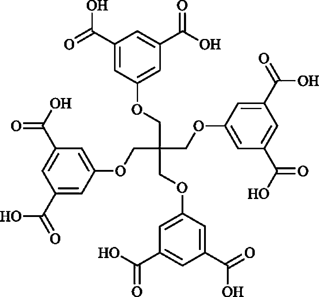 Preparation method of polyacid-like late transition metal-organic network catalyst material