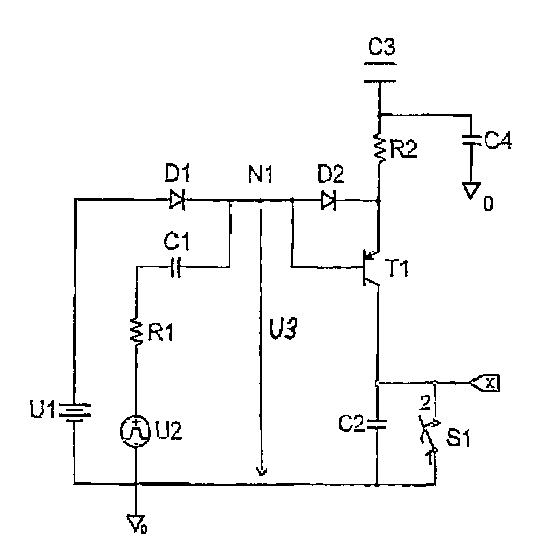 Circuit arrangement for a capacitive proximity switch