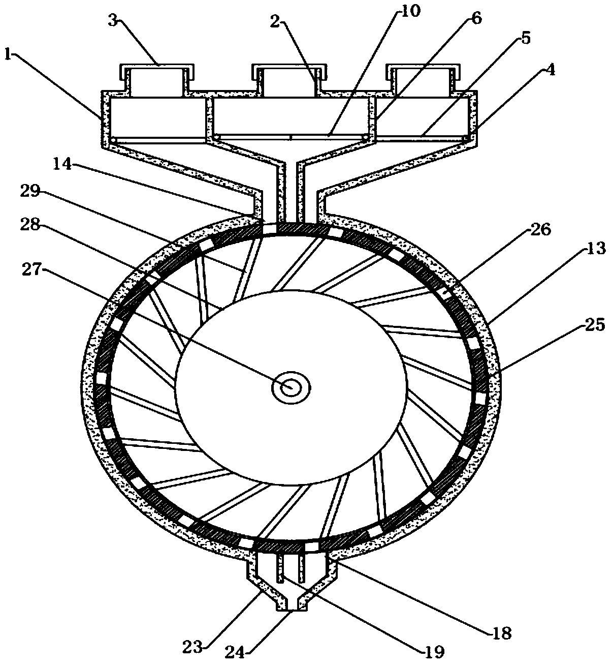 Charging device for 3D printing equipment