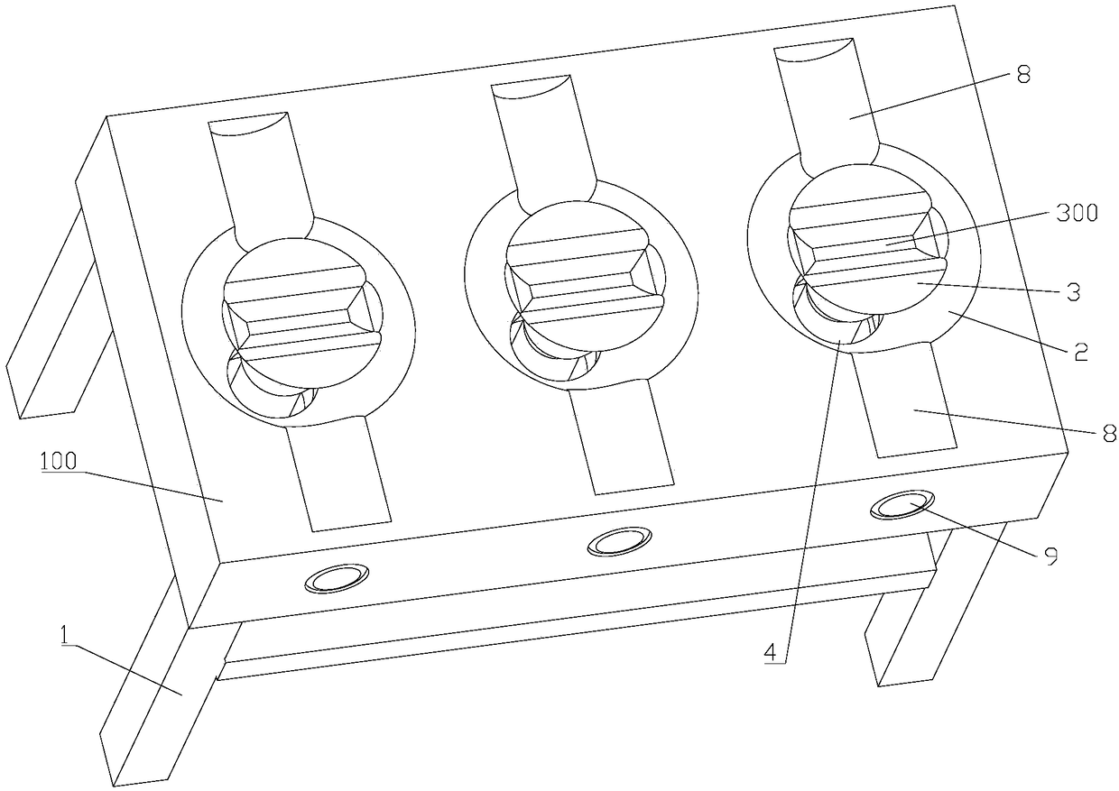 Printer rotor containing rack