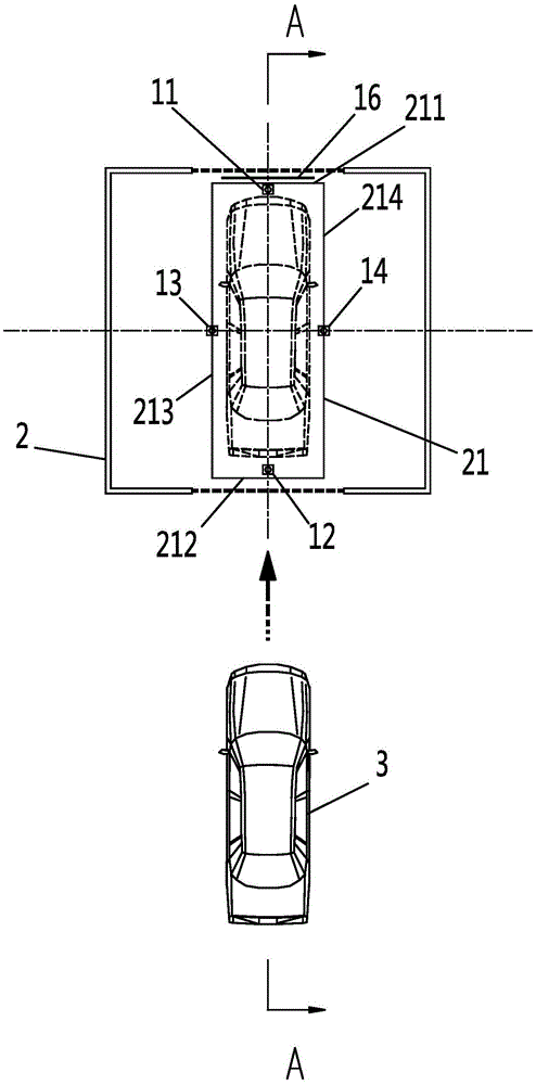 Parking guiding system and stereo garage with same
