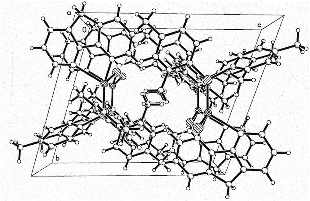 CuIN2P type cuprous complex luminescent material with yellow-green phosphorescence