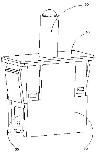 Refrigerator door waterproof switch