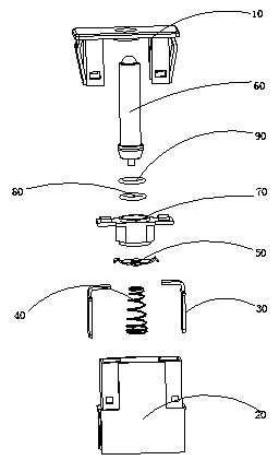 Refrigerator door waterproof switch