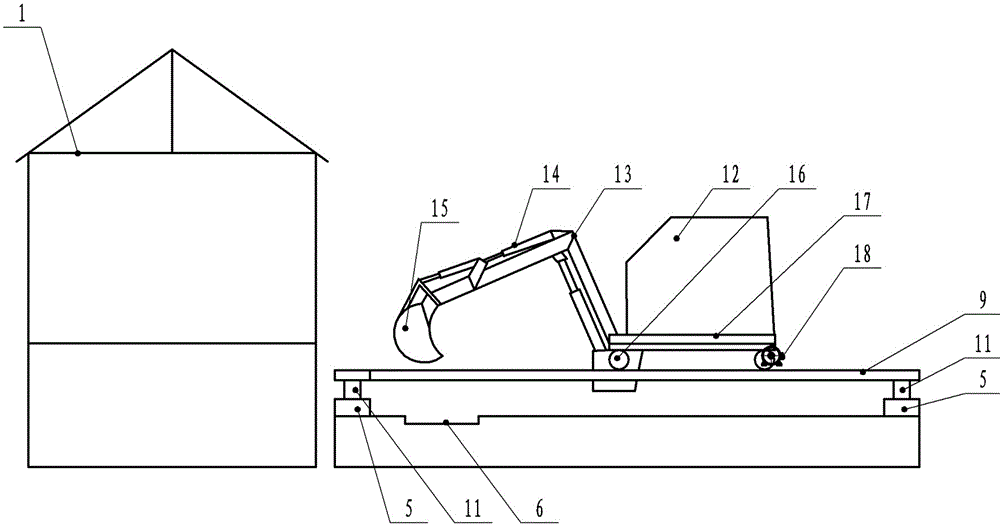 Cattle farm cattle manure originally ecological treatment method and device