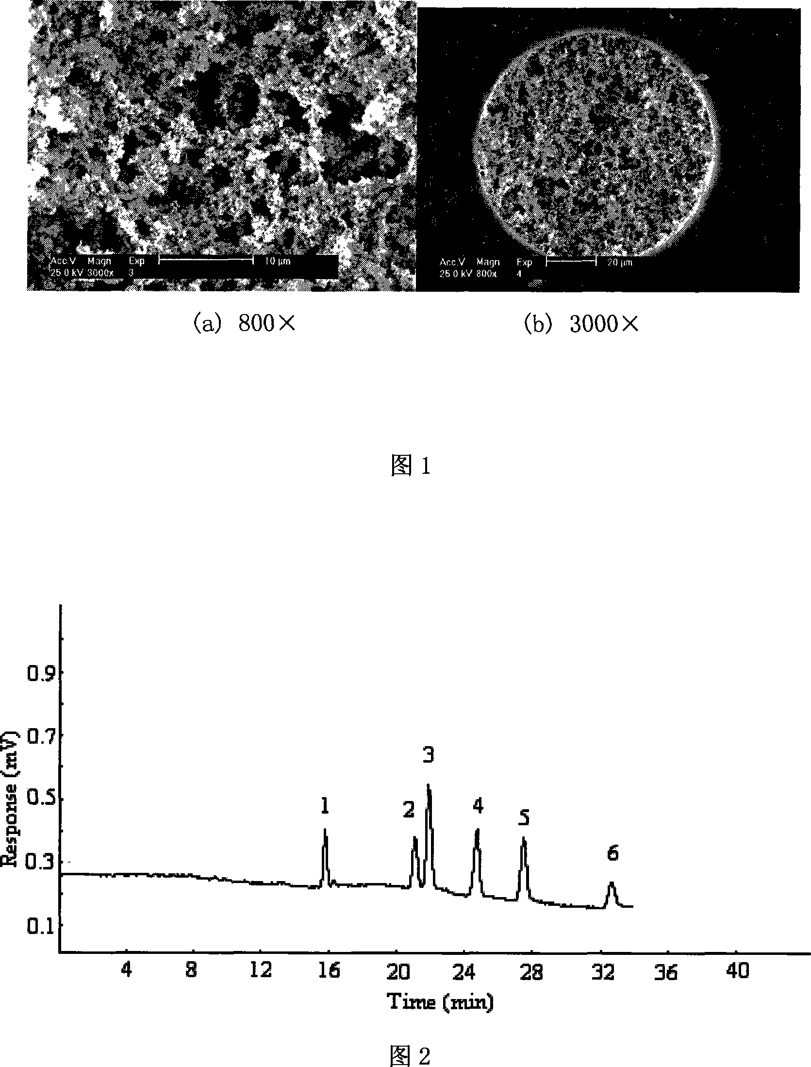 Raw material prescription with hydrophile ion interchange and inphase opposition ion interchange separation mode chromatographic column and preparation