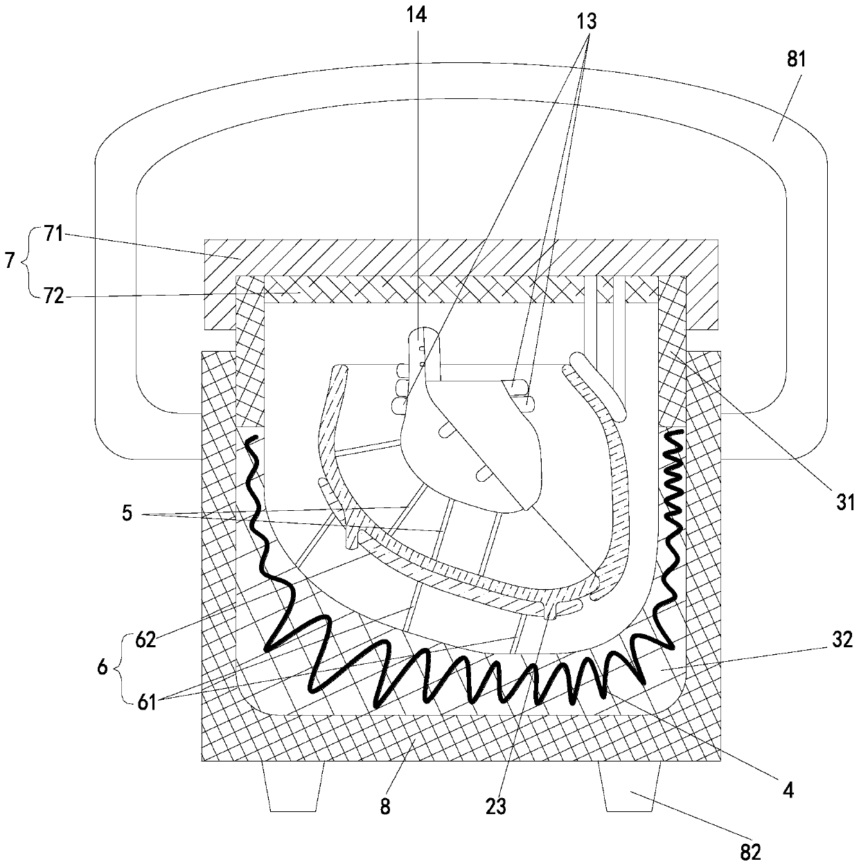 Isolated heart transfer box