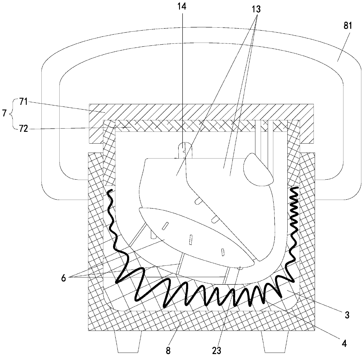 Isolated heart transfer box