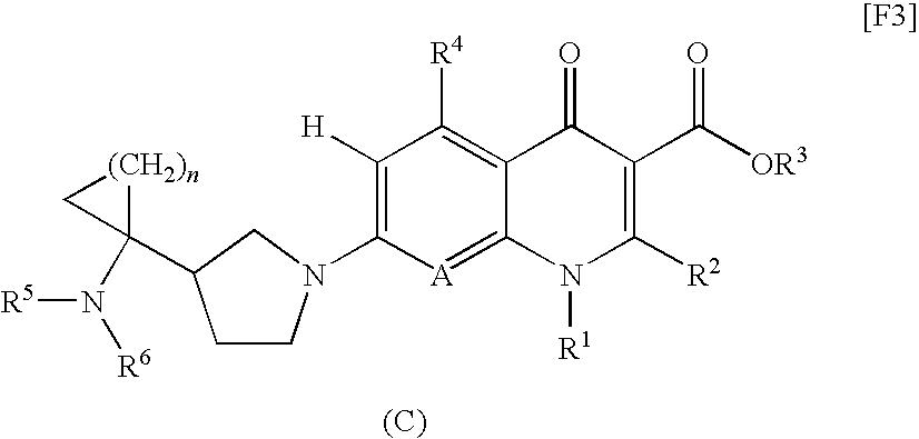 8-cyanoquinolonecarboxylic acid derivative